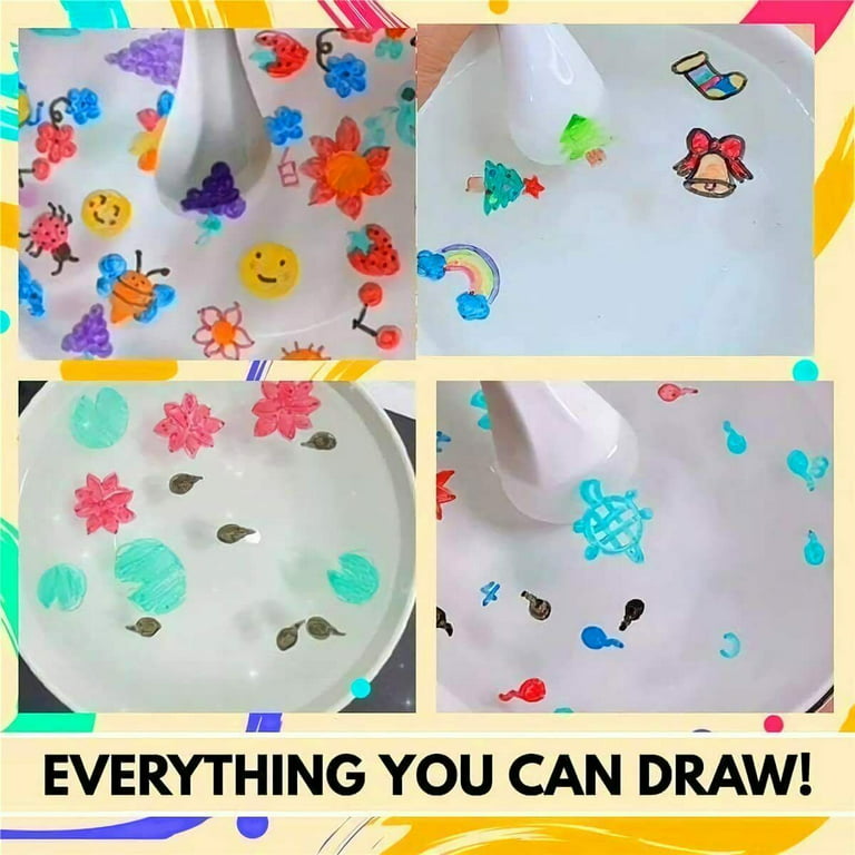 Magical Water Painting Pen Water Floating Doodle Pens Kids Drawing Early  Education Magic Whiteboard Markers Art Supplies