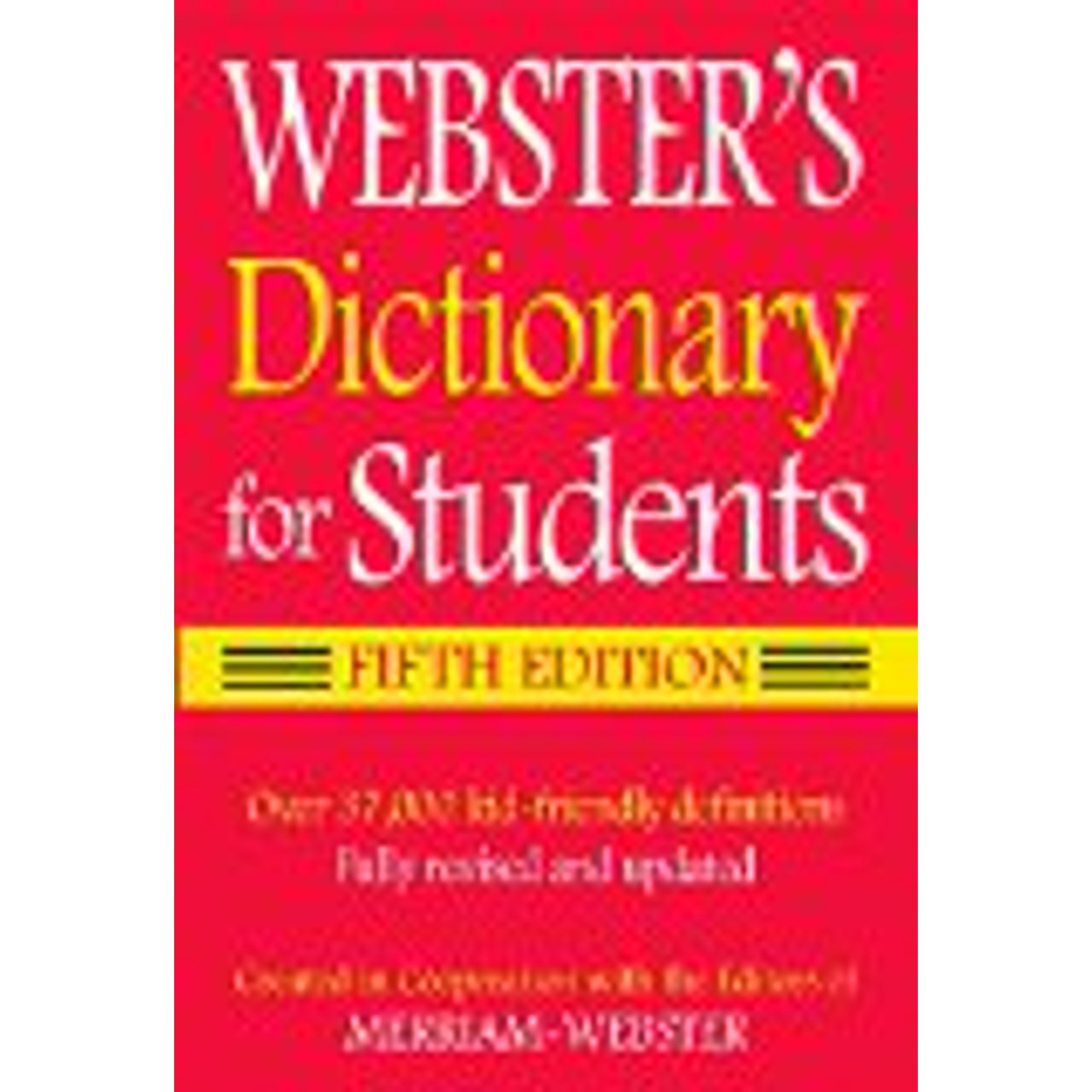 Webster's Dictionary for Students (Paperback)