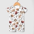 thumbnail image 3 of American Football Bodysuit Baby Boy Girl Sports Lover Gifts Button Baby Romper One Piece Jumpsuit Outfits Clothes, 3 of 6