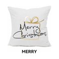 thumbnail image 4 of destyer Christmas Snowflake Letter Tree Pattern Soft Home Car Office Square Pillowcase Cover Case Pillowslip 45x45cm, 4 of 7