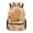 Capybara Drinking Orange Juice, variant on Lizard Pattern School Backpack, Polyester Waterproof Bookbag Multiple Zipper Pockets School Bag for Outdoor Activities Travel