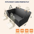 thumbnail image 4 of Katieovy Dog Car Seat Cover with Hard Bottom, 600D Scratch Dog Car Seat Cover for Back Seat,Waterproof Back Seat Extender Holds 400lbs for Car Truck and SUV, 4 of 7