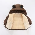 thumbnail image 2 of Baby Toddler Winter Fleece Coat Boys Girls Cute Hooded Outerwear Jackets with Pockets, 2 of 6