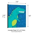 thumbnail image 2 of Big Dot of Happiness Roar Dinosaur - Dino Mite T-Rex Nursery Wall Art and Kids Room Decorations - Gift Ideas - 7.5 x 10 inches - Set of 3 Prints, 2 of 5