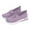 Light Violet, variant on XIMIN Women's Soft Woven Breathable Orthopedic Anti-Skid Shoes Wide Width Slip-On Athletic Tennis Shoes with Arch Support Sports Shoes Comfortable Walking Sneakers