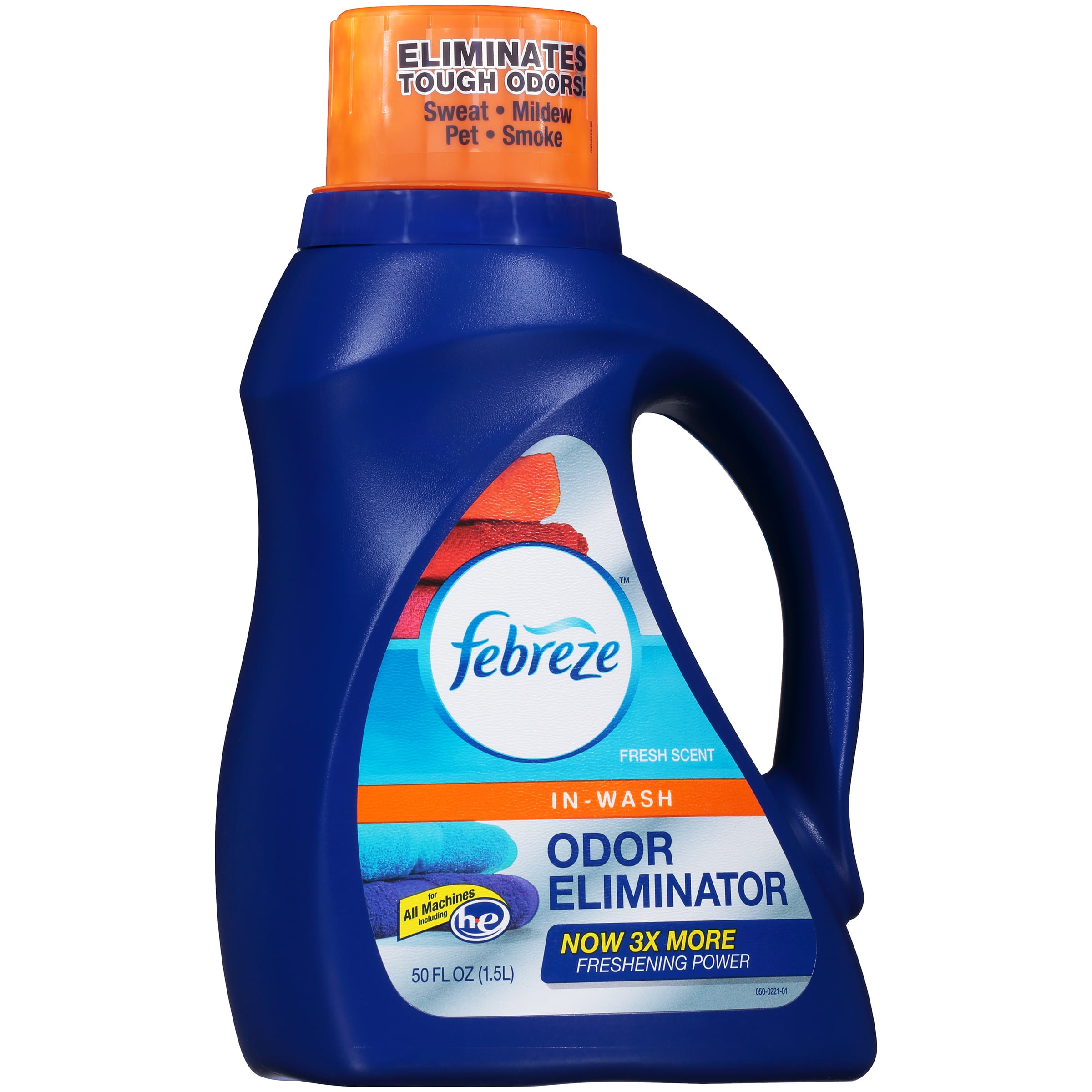 Febreze In-Wash Odor Eliminator Fresh Scent, 50 Oz