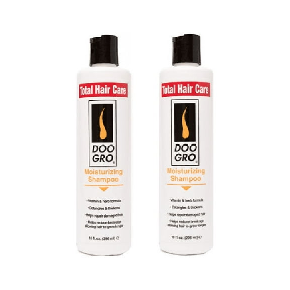 DOO GRO Total Hair Care Moisturizing Shampoo, Net.Wt 10 fl (Pack of 2)