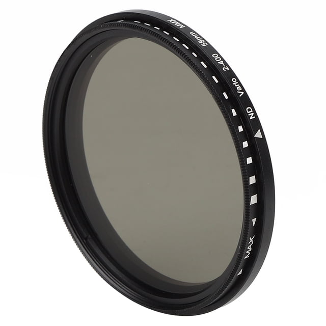 Filtro de Lente, Vidrio óptico de 58 mm de DensiDad Neutra el Filtro de Lente Evita el Peso de la Sobreexposición 64 G Para La Lente de la Cámaina