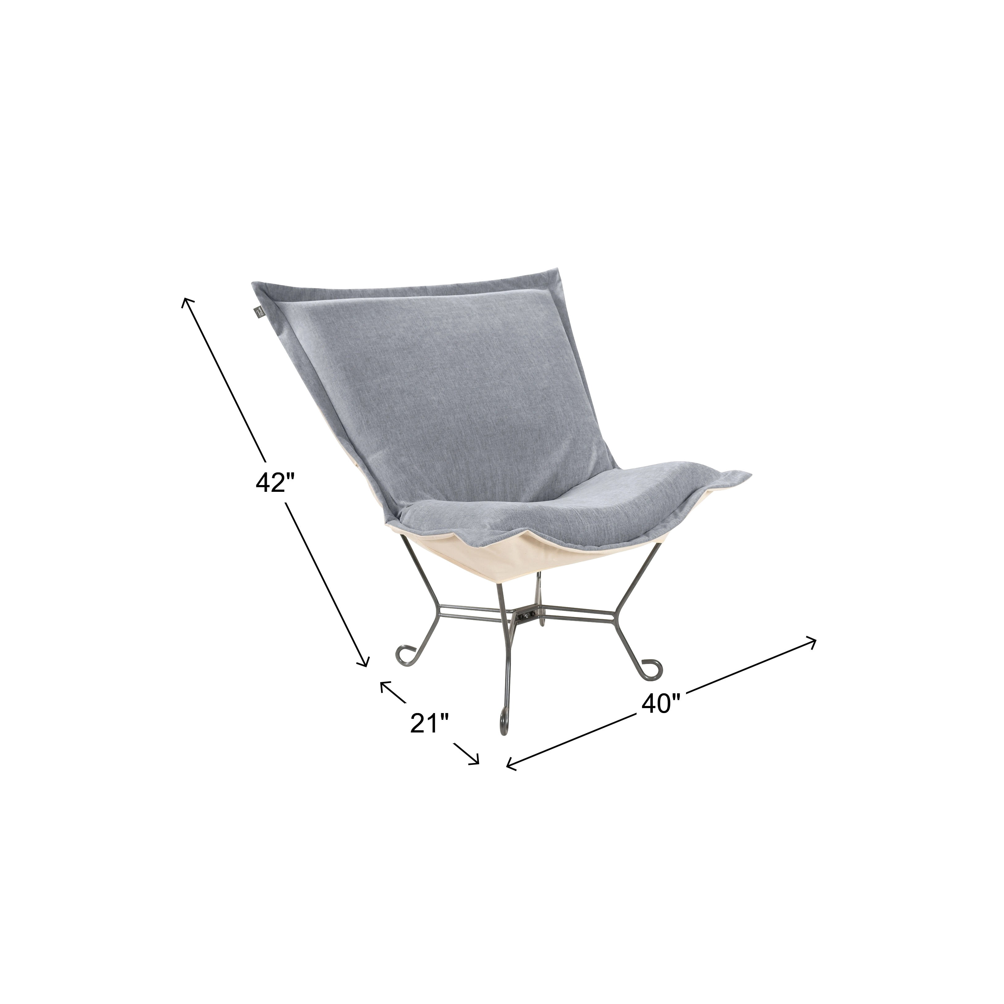 Komodo Breeze Puff Chair and Frame