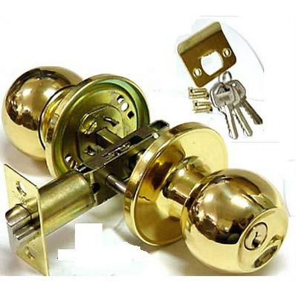 DK-2000B - PRIVACY LOCK GOLD PLATED