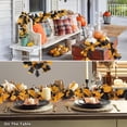thumbnail image 4 of Fall Leaves Garland, 70.9In Realistic Artificial Maple Leaf Vine, Versatile Fall Decor for Fireplace Porch Wedding Thanksgiving Home Display Artificial Flowers for Outdoors, 4 of 6
