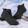 thumbnail image 3 of Zapatos Descalzos Caña Alta Botas Nieve Descalzas Felpa Térmica para Senderismo Y Escalada, 3 of 9