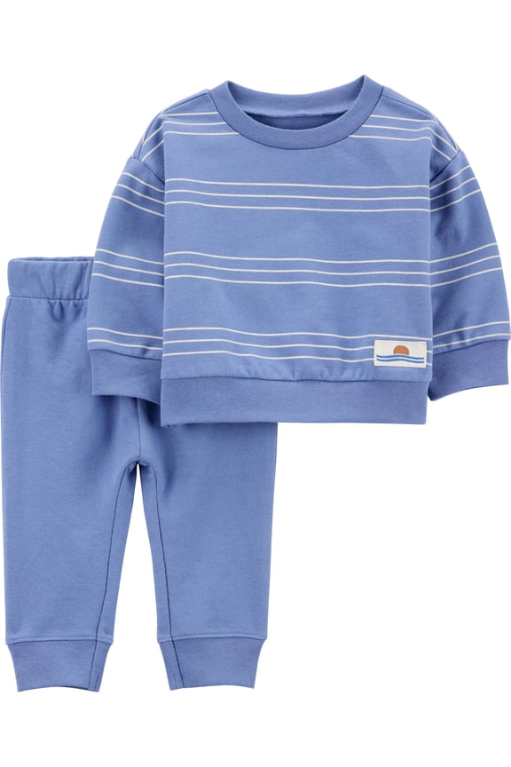 Baby Boy Outfit Set, 2-Piece, Sizes 0/3-24 Months