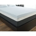 thumbnail image 2 of Serene Foam Mattress Topper, Twin, 3 inch, Comfort Tech, 2 of 6