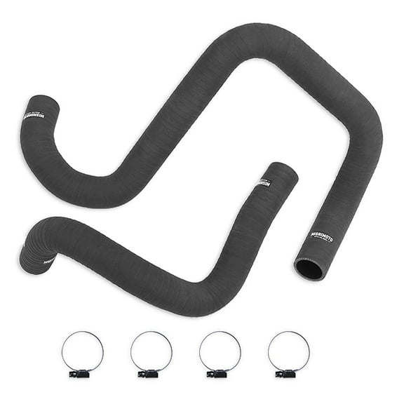 Mishimoto MMHOSE-WR6-12MBK Silicone Radiator Hose Kit Compatible With Jeep Wrangler JK 2012-2018 Matte Black