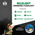thumbnail image 6 of Wildlight Animal Carabiner Flashlight - Green T-Rex | Animal Keychain Lights, 6 of 6
