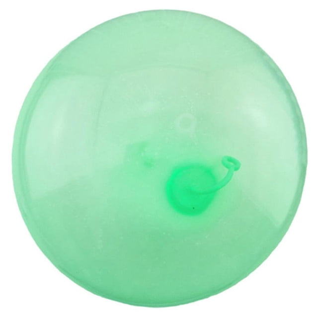 Bola de burbujas de agua grande JAMW Juego de niños al aire libre Juguete de goma Verde 40cm