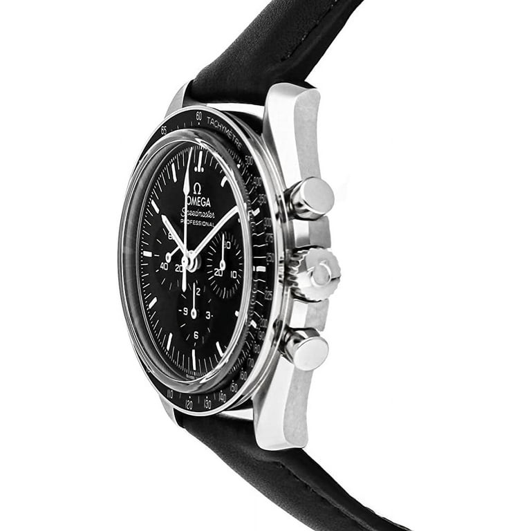Omega Speedmaster Professional Moonwatch Black Dial Leather Omega Speedmaster Professional Moonwatch Black Dial Leather