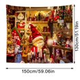 thumbnail image 2 of Yeetfub Cheap Cooling Comforter Queen Size Christmas Tapestries European and American Wind Household Adornment Bedroom Decorate A Room Decorate Christmas Cloth in The Background, 2 of 2
