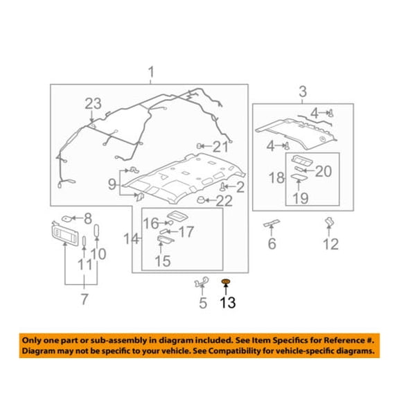 GM OEM Interior-Roof-Air Deflector 25835392