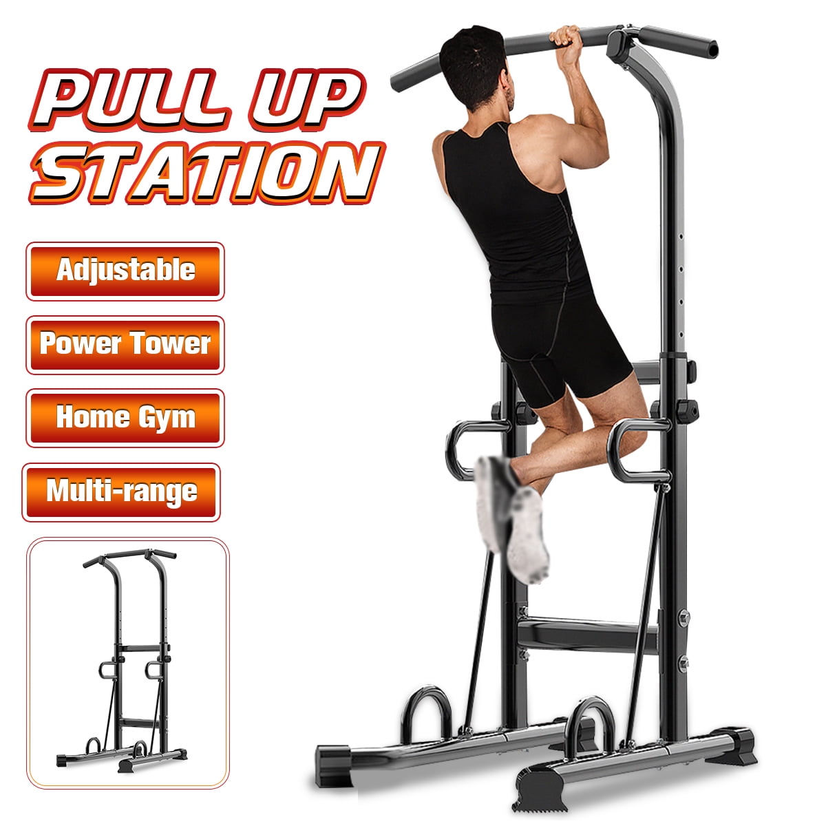 Perfect Fitness Multi Gym Doorway Pull Up Bar And Portable Gym System Original Walmart Com Walmart Com