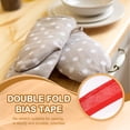 thumbnail image 4 of Cinta Sesgada de Doble Pliegue Uxcell, Cinta de Poliéster y Algodón para Costura - (Beige), 4 of 7