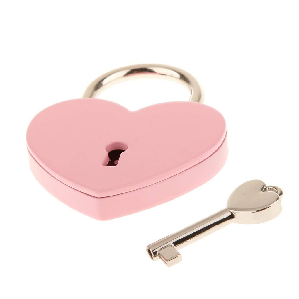 Mulitcolor Heart Shaped Concentric Lock Metal Key Padlock For Gym, Toolkit  Package, Fridge Locks For Adults, And Building Supplies From Mixsmoking,  $2.2