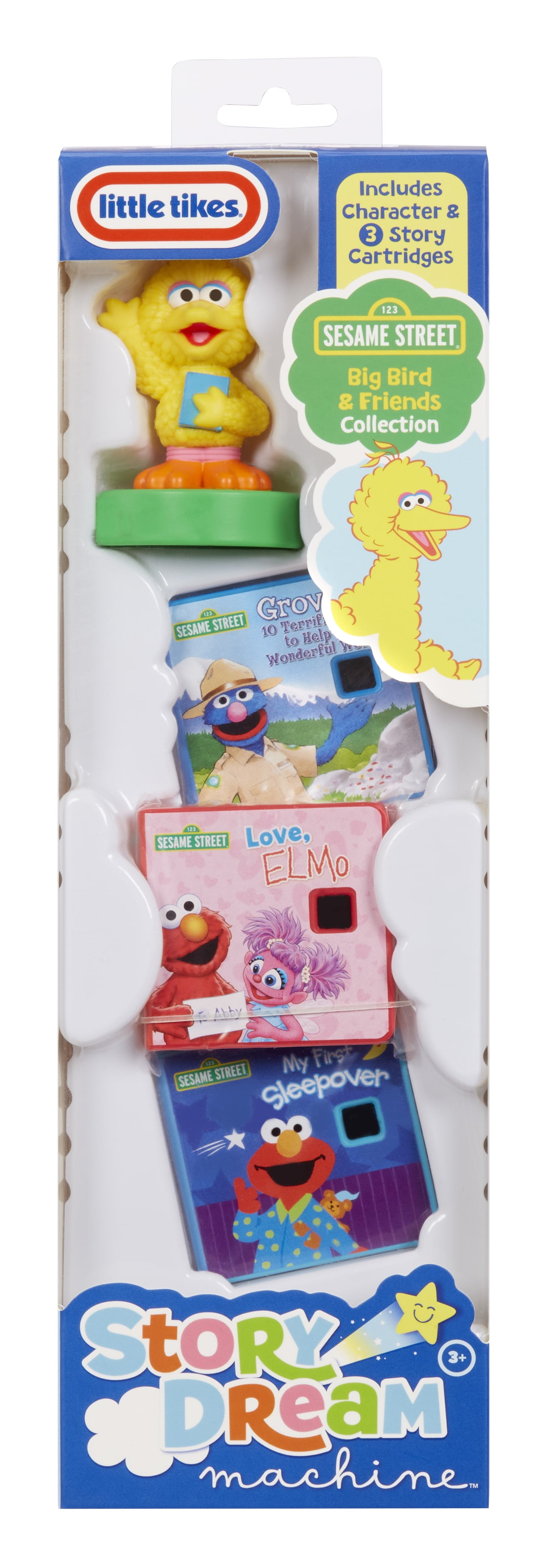Little Tikes Story Dream Machine Big Bird & Friends Story Collection, Storytime, Books, Sesame Street, Play Character, Toy Gift Toddlers, Girls Boys Ages 3+
