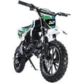 thumbnail image 4 of MotoTec Warrior 52cc 2-Stroke Kids Gas Dirt Bike Green, 4 of 6