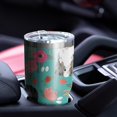 thumbnail image 4 of 30oz Australian Shepherd Dog and Flower Tumblers Stainless Steel Tumbler with Lid and Straw,Vacuum Insulated Double Wall Travel Tumbler Cups Mug with Cleaning Brush for Coffee,Tea, 4 of 7