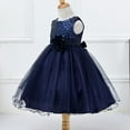 thumbnail image 5 of 3-10T Kids Girls Flower Princess Sequin Dress Birthday Bridesmaid Party Pageant Formal Long Dresses, 5 of 6