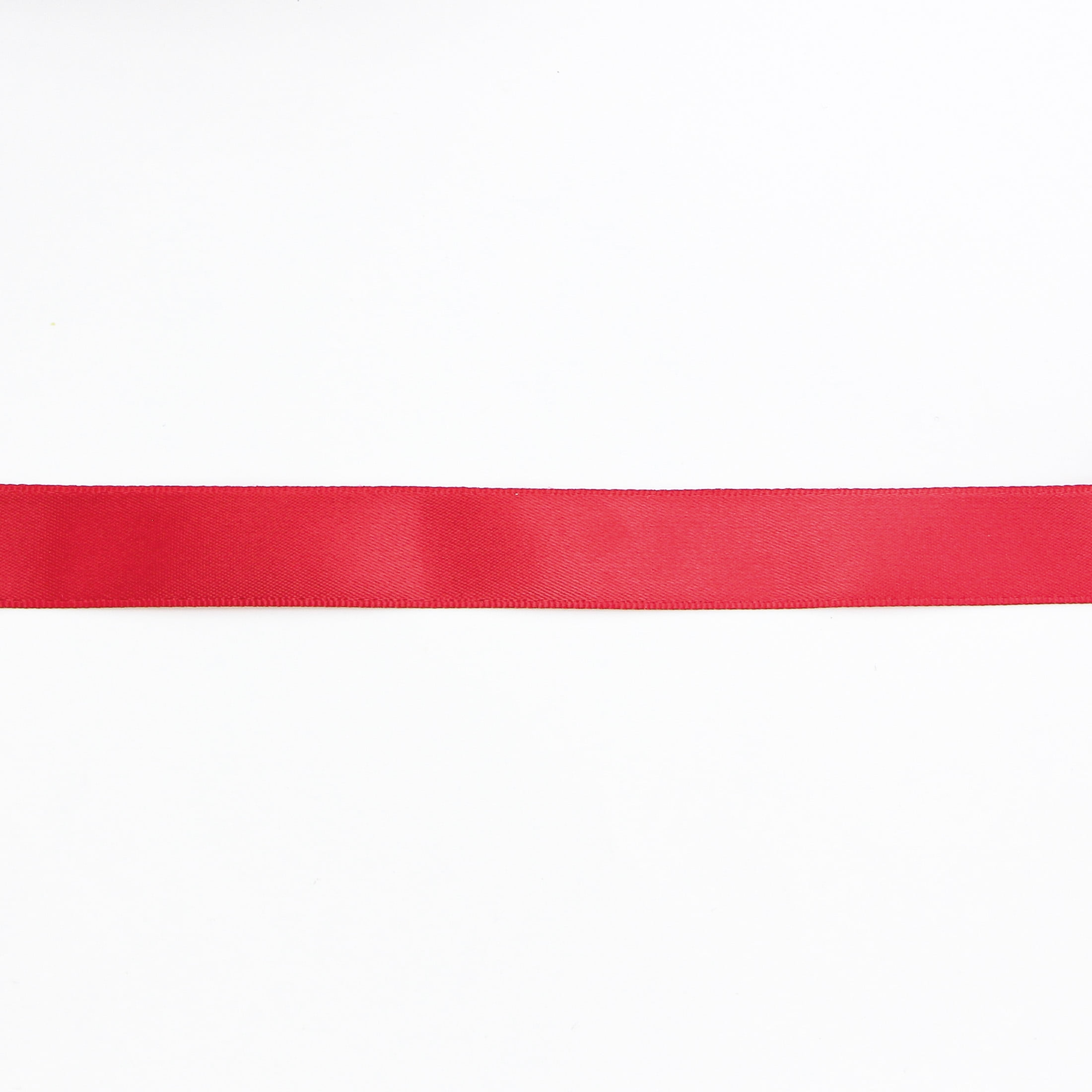UNIQUE CREATIV, Ribbon, Single Face Satin, Red, 100% polyester, 15mm x 5.5m (⅝" x 6 yds)