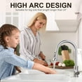 thumbnail image 2 of Wowow Single-Handle Pull Down Sprayer kitchen faucets stainless steel in Brushed Nickel, 2 of 8