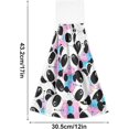 thumbnail image 3 of SKYSONIC 12"x17" Hanging Kitchen Hand Towels Dishcloths Sets with Loop, Happy Panda Absorbent Hand Towels 2 Piece Sets Holiday Cake, 3 of 6