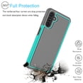 thumbnail image 5 of Galaxy A13 5G Case, Samsung A13 5G Sturdy Case, [Tmajor] Galaxy A13 (6.5 INCH) Shock Absorbing Cases [Turquoise/Grey] Hybrid Bumper Cute Defender Rugged Cover Plastic Outer & Rubber Silicone Inner, 5 of 8