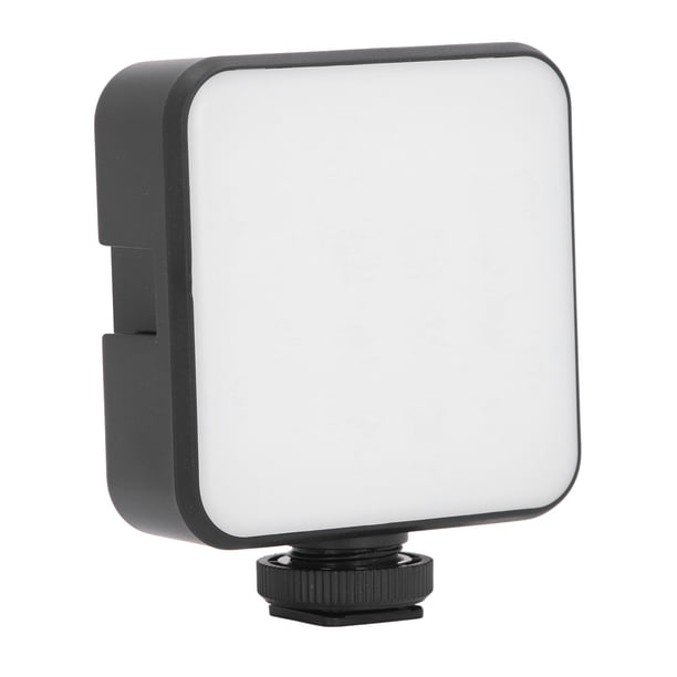 RGB LED Video Light, 1200mAh 6W RGB FotoGrafía Luz Tipo C Carga Con 3 Soportes de Zapatos Fríos para Transmisión En Vivo