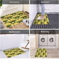 thumbnail image 5 of Music Notes Bath Mats for Bathroom Non Slip, Fluffy Absorbent Microfiber Bath Mat Washable, Aesthetic Bathroom Rugs, Bath Mat for Shower Sink 16x24 Inch, 5 of 7