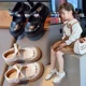 thumbnail image 3 of 2023 primavera otoño nuevos zapatos de cuero para niños fondo suave antideslizante coreano Vintage zapatos individuales princesa para niñas, 3 of 4
