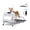 Off White + Steel, variant on Dog Treadmill for Small Dogs, Indoor Pet Exercise Machine with Quiet Motor, Portable Running Wheel for Puppy Training,Off White