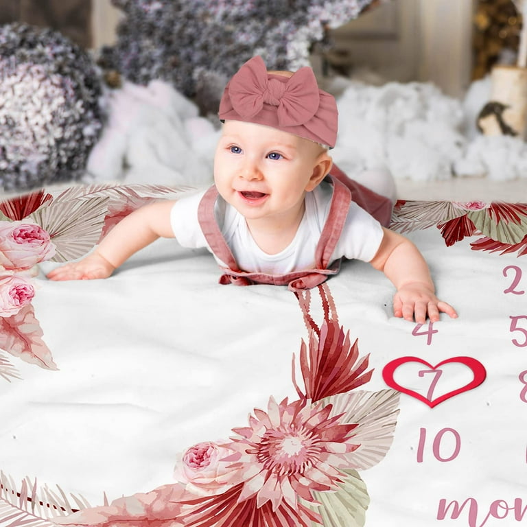 Newborn milestone blanket hotsell