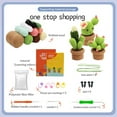 thumbnail image 4 of SPRING Potted Crocheted Ornaments Crochet Kit For Beginners DIY All Materials Included A, 4 of 9
