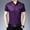 Purple, variant on Mens Casual Button Down Shirts Summer Business Short Sleeves Collar Tuxedo her's Day Tops Sportwear