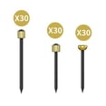 thumbnail image 2 of 90Pcs Picture Hanging Nails 3 Sizes Picture Hanging Nails for Wall Decoration Hanging Frame Kit Hangers for Drywall Nail, 2 of 10