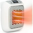 thumbnail image 1 of LAICAIW Chauffage de Petit Espace HeatWell à Brancher - Mini Radiateurs Portatifs Muraux 800w pour Usage Intérieur Bureau Chambre / Thermostat Réglable, Minuterie 12 Heures, Arrêt Automatique, Céramique Silencieuse Écoénergétique, 1 of 7