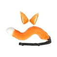 thumbnail image 3 of Conjunto de orejas y cola de zorro Hugo Naranja cola de traje, 3 of 7