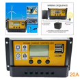 thumbnail image 4 of Controlador de carga-controlador de carga Solar 12V 24V, parámetro pan LCD Conción de corriente/capacidad y temporizador Sunnimix  controlador de carga, 4 of 8