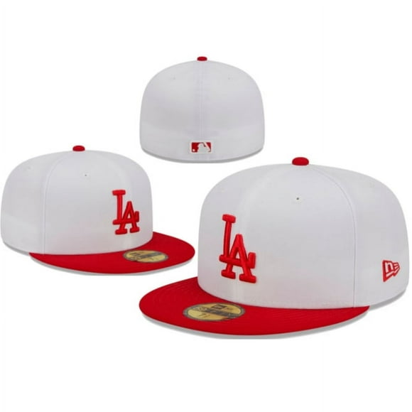 Design New Era MLB LA Dodgers Los Angeles Men Women Close Full Fitted Cap Hip Hop Hat Topi new era cap mens cap close cap hats caps baseball cap for men cycling cap big size