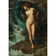 thumbnail image 2 of Edward John Poynter 11x14 Black Ornate Wood Framed Double Matted Museum Art Print Titled: Andromeda (1869), 2 of 5