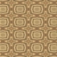 thumbnail image 1 of Ahgly Company Machine Washable Indoor Square Transitional Orange Area Rugs, 6' Square, 1 of 7