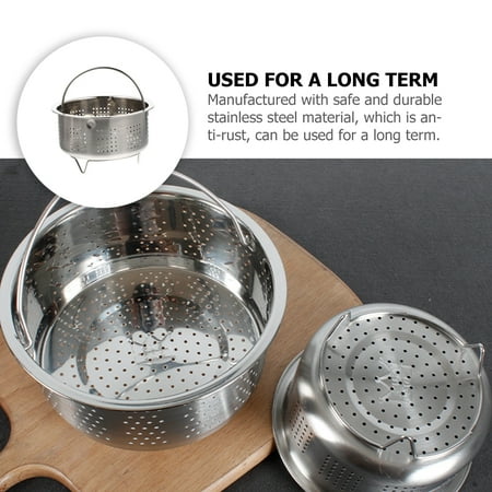 

Frcolor Rice Cooker Steamer Basket Food Steamer Basket Stainless Steel Steaming Basket Steaming Basket